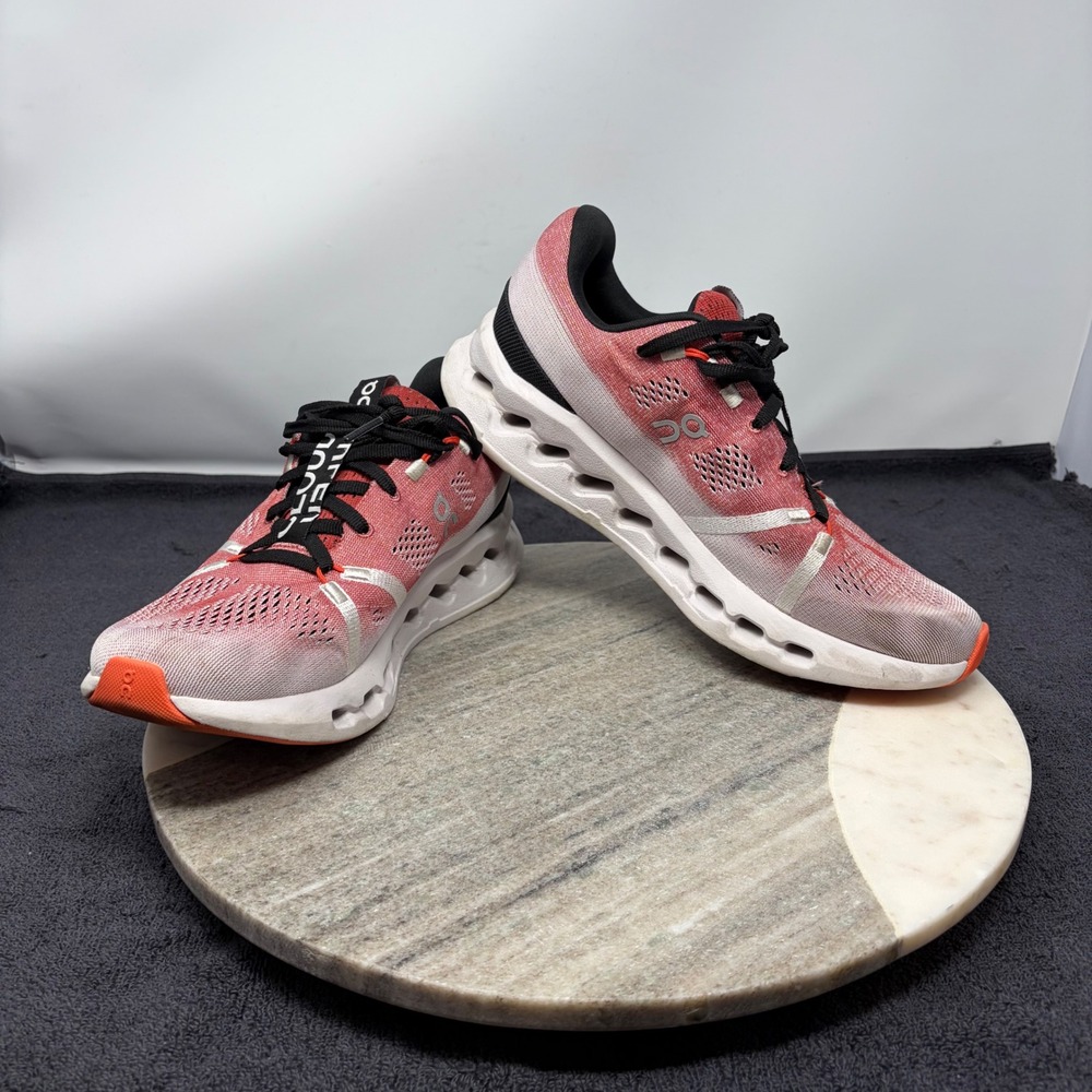 On Cloudsurfer Running Shoes Womens CloudTec Phase 3WD10442313 Size 10 Red White